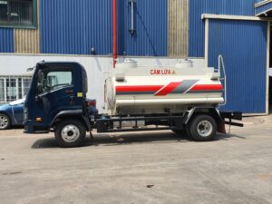 Xe bồn Thaco Linker chở xăng 5 khối 3 Xe bon Thaco Linker cho xang 5 khoi 3